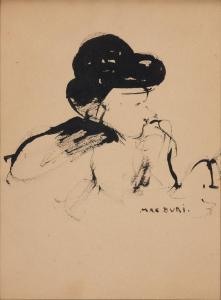 BURI Max Alfred 1868-1915,Damenbildnis mit Hut,Beurret Bailly Widmer Auctions CH 2022-11-09