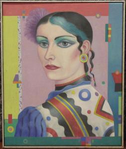 BURKE Patrick 1932-2013,Portrait of a Lady,20th century,Tooveys Auction GB 2022-01-18