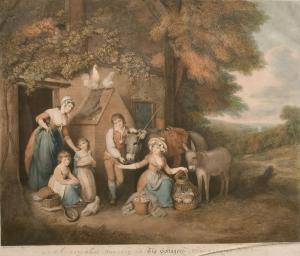 BURKE Thomas 1749-1815,Saturday Morning or the Cottages,John Nicholson GB 2021-06-23