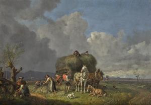 BURKEL Heinrich 1802-1869,GERMAN THE HAY HARVEST,Sotheby's GB 2017-12-13