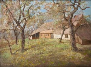 BURKERT Eugen 1866-1922,Spring in the orchard,1899,Desa Unicum PL 2021-10-26