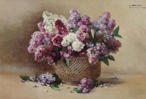 BURKHARDT Fedor Karlovich 1854-1918,Lilacs,19th/20th century,Sovcom RU 2023-09-26
