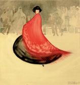 BURKHARDT Louis 1900-1900,Dancer with a red cape,1920,Christie's GB 2007-03-07