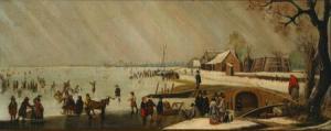 BURKMAN Johan Friederich 1761-1828,Wintertime Amusements,Weschler's US 2006-12-02