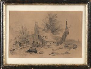 BURLEIGH Sydney Richmond 1853-1931,Coastal sketch,Eldred's US 2024-01-05