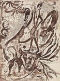 BURLEY LEAK VIOLA 1944,Ancestral Spirits,1984,Swann Galleries US 2012-02-16