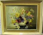 BURLEY Peggy,Still Life Study of Spring Flowers in a Bowl,1970,Tooveys Auction GB 2016-11-02