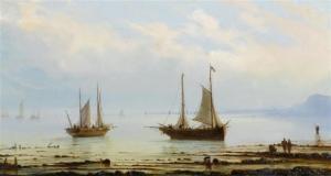 BURLING Gilbert 1843-1875,Marine,Galerie Koller CH 2010-09-13