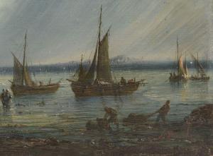 BURLING Gilbert 1843-1875,Retour de pêche avant la tempête,Damien Leclere FR 2019-05-24