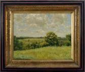 BURLINGAME Charles Albert 1860-1930,Summer landscape,1908,Christie's GB 2011-02-08