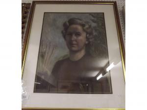 Burlingham Winifred,Self portrait,Smiths of Newent Auctioneers GB 2017-10-06