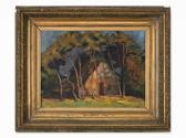 BURMANN Fritz 1892-1945,House in the Curonian Spit,Auctionata DE 2015-09-25