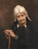 BURMEISTER Gabriel 1886-1946,Bildnis einer alten Frau,Von Zengen DE 2008-09-12