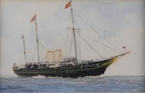 BURN Gerald Maurice 1862-1945,HM Yacht Victoria and Albert,Bellmans Fine Art Auctioneers 2024-01-15