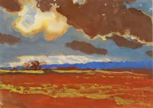 BURNAND Geoffrey 1912-1997,Autumn Storm Cloud, Chelmer Cottage,Duke & Son GB 2015-09-17