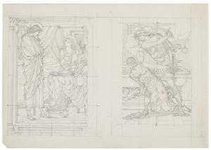 BURNE JONES Edward Coley 1833-1898,Two scenes from the life of St. Cecilia,Christie's GB 2024-02-01