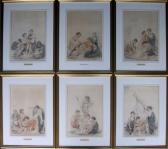 BURNELL Benjamin 1769-1828,A group of watercolours illustrating the arts,Ewbank Auctions 2013-03-20