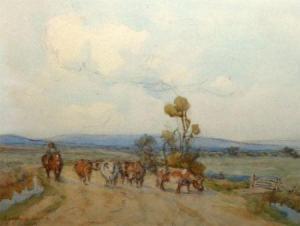 BURNETT C.R,Cattle in Country Landscape,Keys GB 2012-04-13