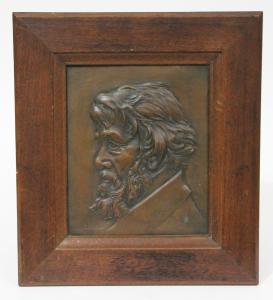 BURNETT Thomas Stuart 1853-1888,portrait depicting Thomas Carlyle (,Warren & Wignall GB 2017-11-08