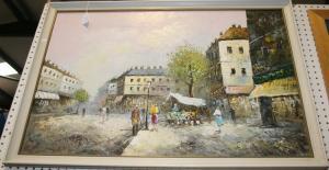 BURNETT W,Parisian Street Scene,Tooveys Auction GB 2012-07-10