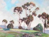 BURNETTE Mabel 1876-1956,California Landscape,Hindman US 2018-04-20