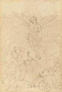 BURNEY Edward Francis 1760-1848,An Angel appearing before a praying soldier,Christie's GB 2010-12-07