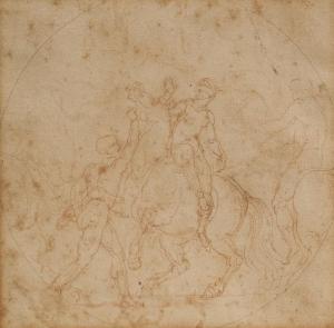 BURNEY Edward Francis 1760-1848,Figures with a horseman, after the antique,Rosebery's GB 2018-07-18