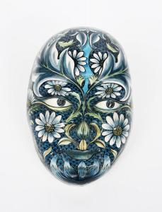 Burnham Smith David 1937-2019,Mask a porcelain mask,Woolley & Wallis GB 2021-08-24