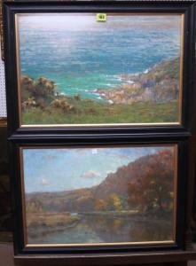 BURNS Ella J 1800-1800,Coastal scene,Bellmans Fine Art Auctioneers GB 2017-06-10