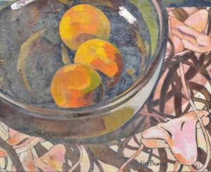 BURNS Julia 1900-1900,still-life of oranges,Ewbank Auctions GB 2016-07-14