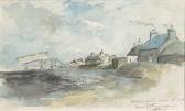 BURNS Milton James 1853-1933,Two Scottish Scenes"Ackergill near Wick Caithness,,Eldred's 2005-11-18