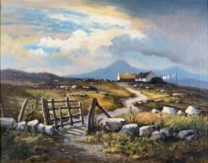 Burns W.H 1900-2000,Near Gortahork, Co. Donegal,Gormleys Art Auctions GB 2024-04-09