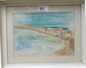 BURR Roger Benniece 1900-1900,View of Tel Aviv from Jaffa,Bellmans Fine Art Auctioneers 2012-08-01
