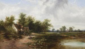 BURRELL James 1800-1800,A View near Dedham,Dallas Auction US 2015-05-20