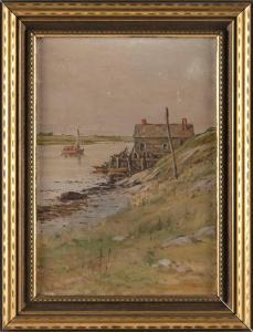 BURRILL Edward E. 1835-1913,Coastal scene,Eldred's US 2023-07-28