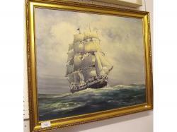 BURROWS E.G.,Sailing ship,Smiths of Newent Auctioneers GB 2016-04-08