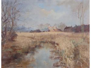 BURROWS Geoffrey 1934,A Gleam of Light – Crostwick Common,1976,Keys GB 2021-11-24