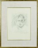 BURSSENS Jan 1925-2002,Portrait de Francis Bacon,Galerie Moderne BE 2021-02-22