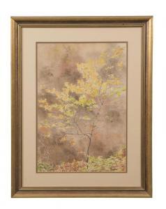 BURSTOW ELVIE 1933,Autumnal Leaves,Mossgreen AU 2017-10-09