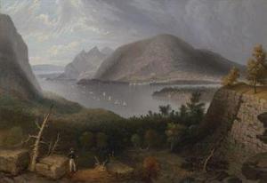 BURT James 1800-1800,View of Mount Taurus and Cold Spring From Fort Put,1838,Christie's 2010-09-28