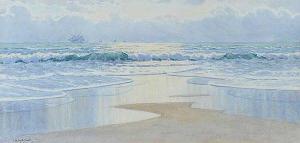 BURT SMITH E M,WAVES ON THE SHORE,Ross's Auctioneers and values IE 2016-12-07