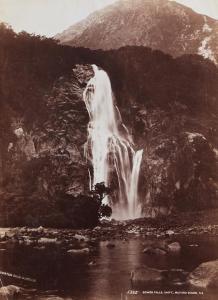 BURTON Alfred # Walter 1800-1800,Bowen Falls, 540ft, Milford Sound NZ,Webb's NZ 2022-09-29