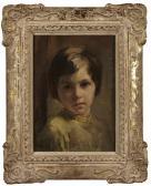 BURTON Alice Mary 1893-1968,PORTRAIT OF A CHILD,1957,Lyon & Turnbull GB 2013-10-04