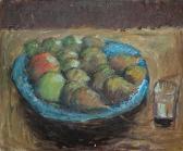 BURTON Charles 1929,Still life of apples in a bowl,1960,Bonhams GB 2009-12-07