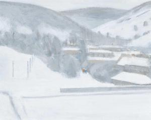 BURTON Charles 1929,Walking in the Snow,2003,Rogers Jones & Co GB 2023-11-18