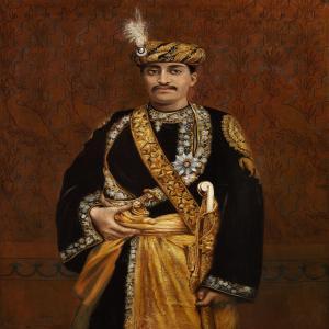 BURTON Clare 1897-1910,A dignified Maharaja,Bruun Rasmussen DK 2010-03-08