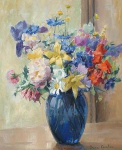 BURTON Irene 1900-1900,Still life of spring flowers in a vase,Bonhams GB 2004-09-21