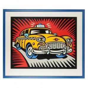 BURTON Morris 1964,Yellow Taxi,Abell A.N. US 2024-02-08
