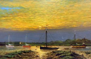 BURTON William Francis 1907-1995,Mackerel Sky III,Duggleby Stephenson (of York) UK 2022-04-01