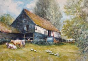 BURTON William Paton 1828-1883,A Farm Scene,John Nicholson GB 2017-05-03